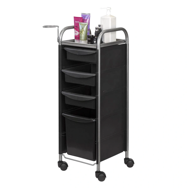 Тележка парикмахерская М-02 box, черный