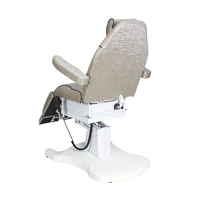 Педикюрное кресло ШАРМ-03, 3 мотора, Серебристый: вид 5