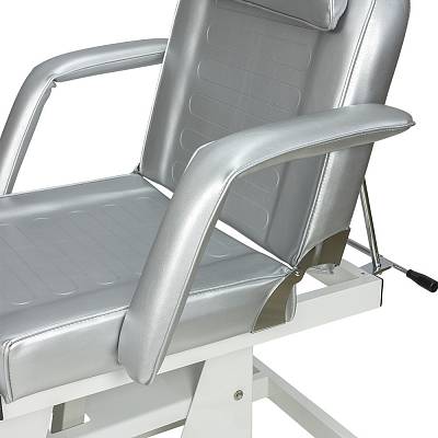 Косметологическое кресло МД-831, 1 мотор, серебристый: вид 5