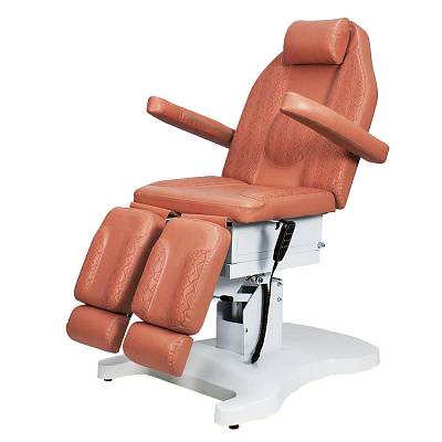 Педикюрное кресло ОНИКС-03, 3 мотора, Серебристый: вид 1