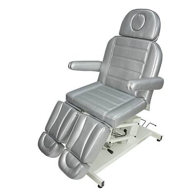 Педикюрное кресло МД-834, 1 мотор, серебристый: вид 10